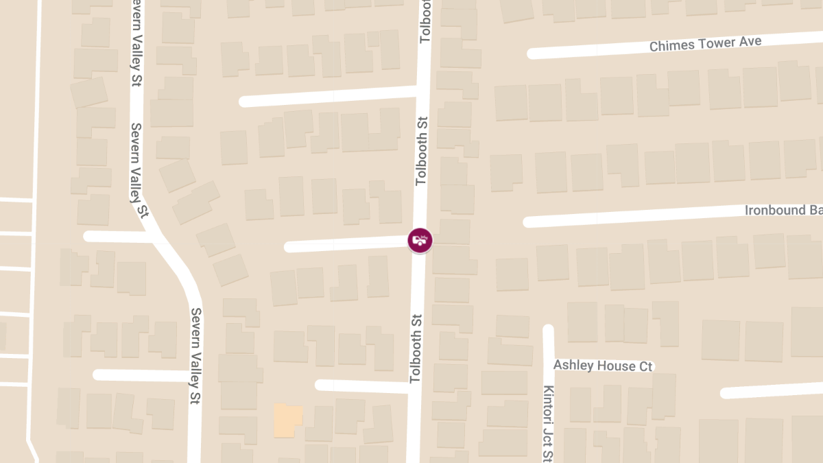 Crash with Injuries at Tolbooth St & Brecon Mountain Ct