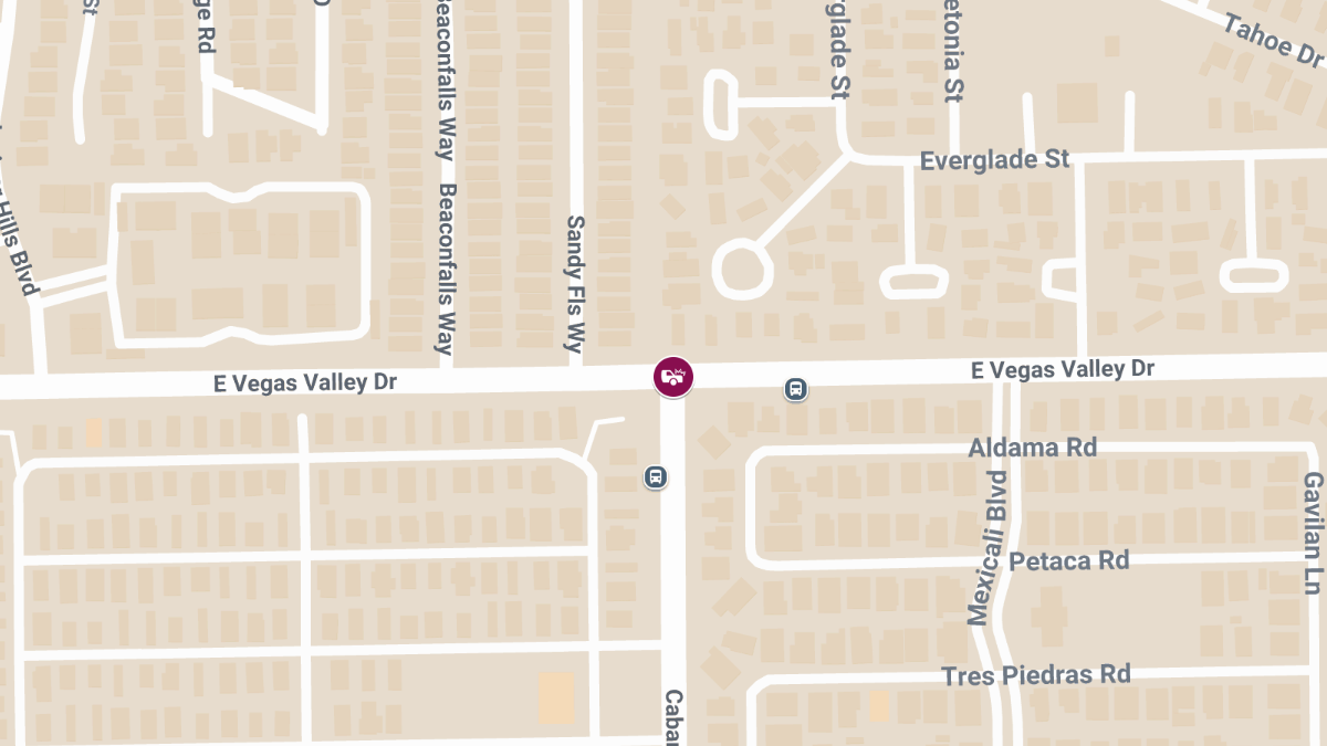 Crash with Injuries at Vegas Valley Dr & Cabana Dr