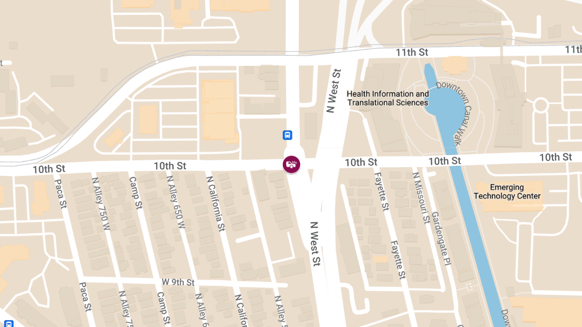 Crash with Injuries at W 10th St & Dr. Martin Luther King Jr St