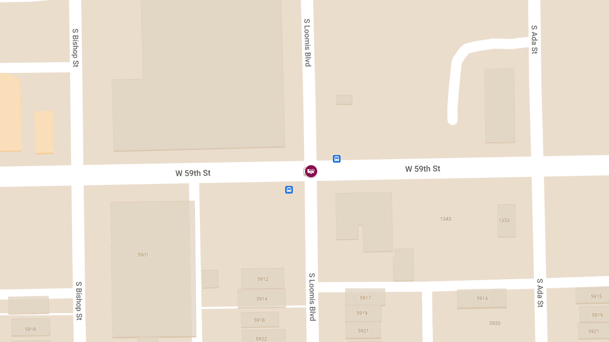 Crash with Injuries at W 59th St & S Loomis Blvd
