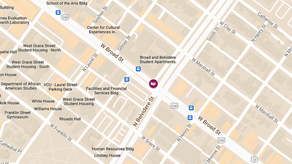 Crash with Injuries at W Broad St & N Belvidere St