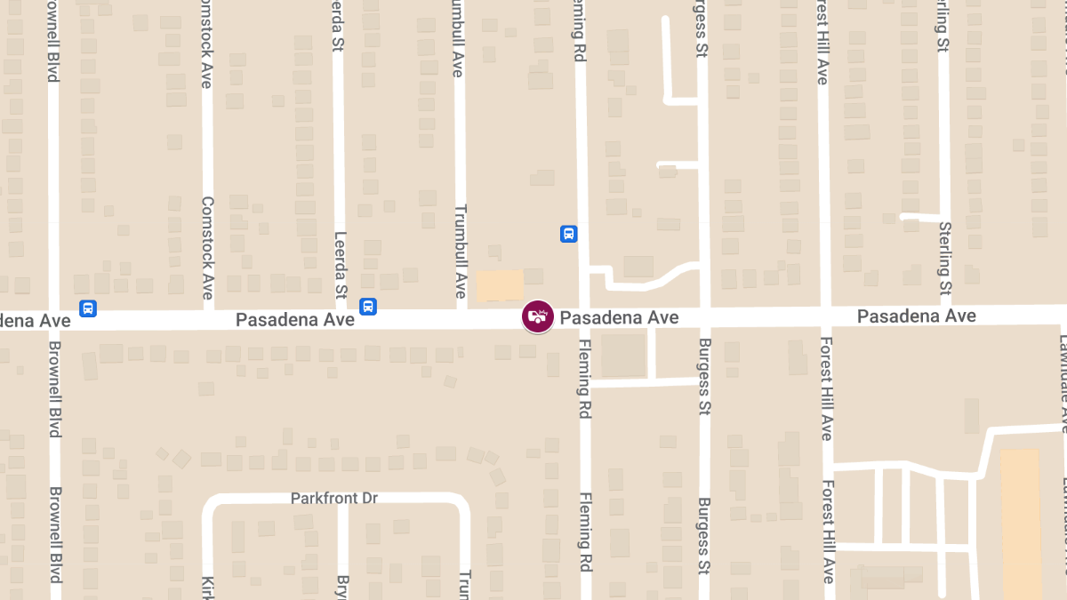 Crash with Injuries at W Pasadena Ave & Fleming Rd