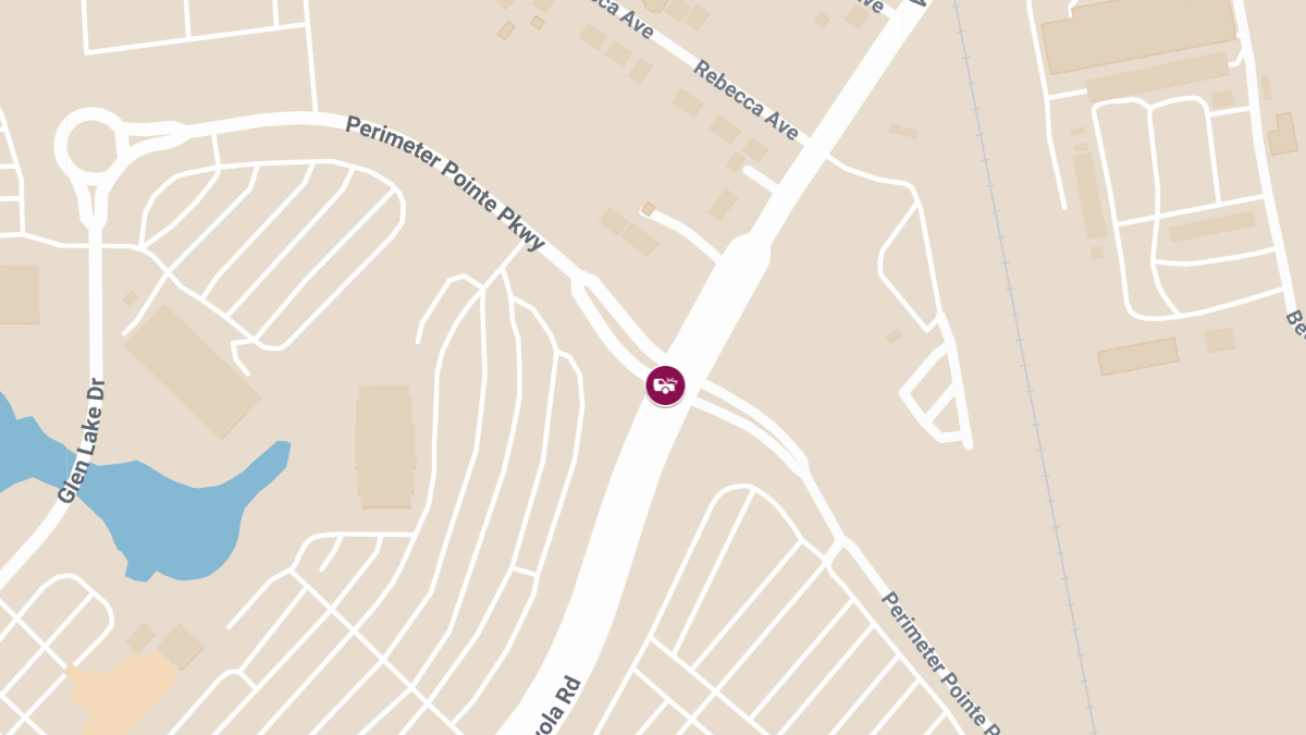 Crash with Injuries at W Tyvola Rd and Perimeter Pointe Pkwy