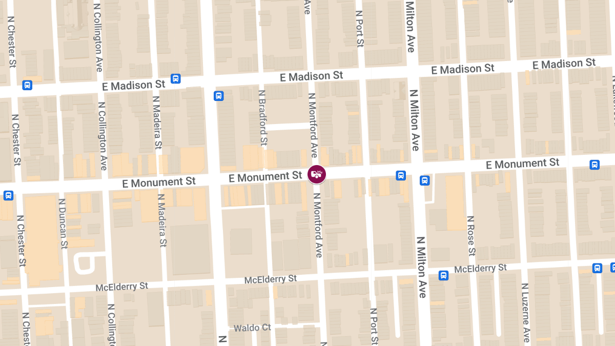 Crash with Injuries on E Monument St at 4800 Block