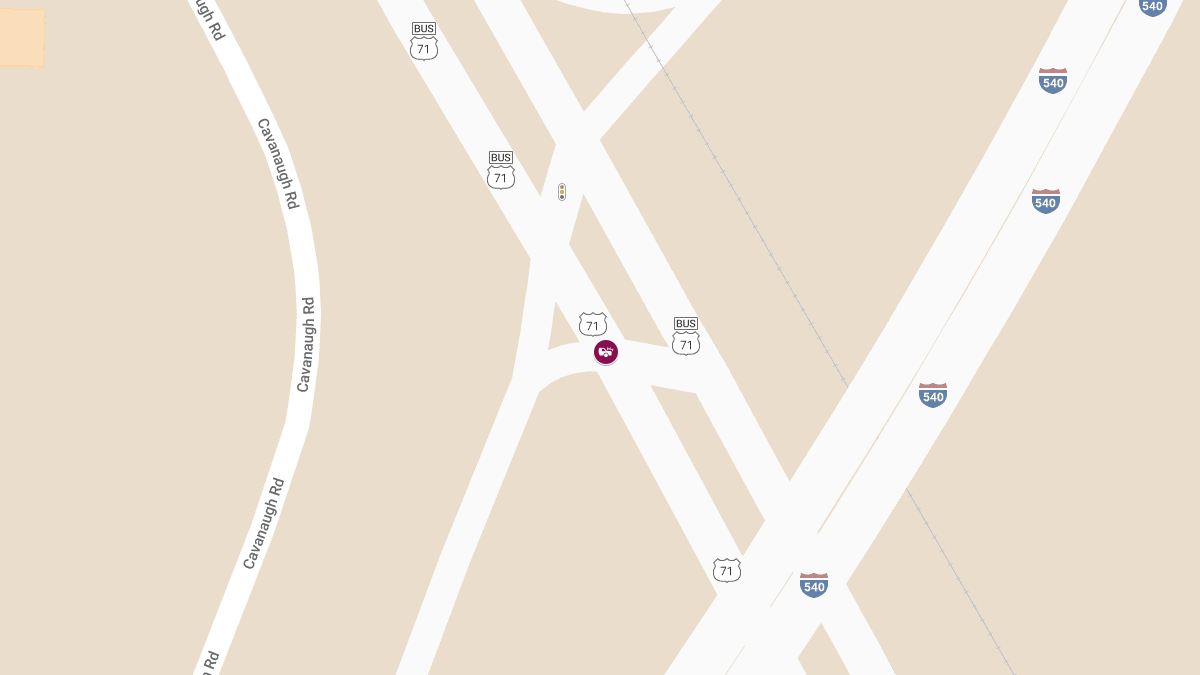 Crash with Injuries on EB U.S. Highway 71 Near I-540