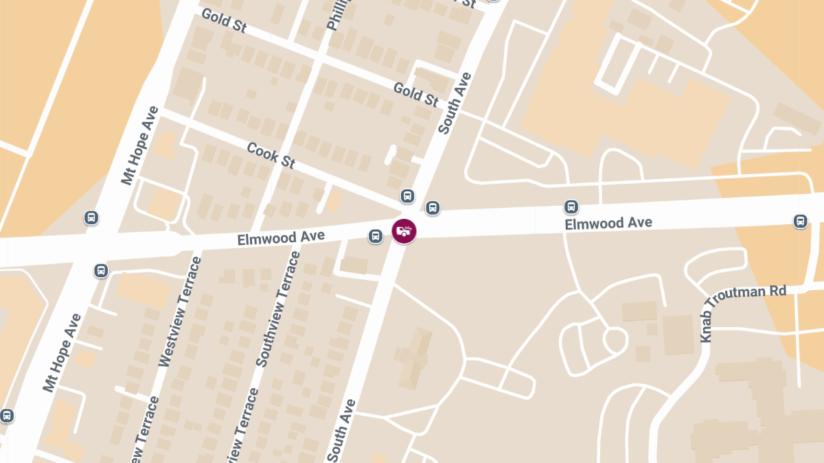 Crash with Injuries on Elmwood Ave at South Ave