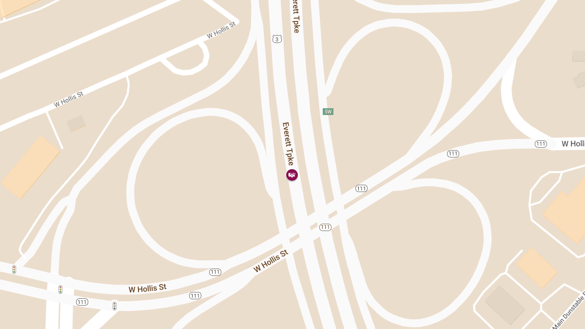 Crash with Injuries on Everett Tpk SB Between Exit 6 and 5