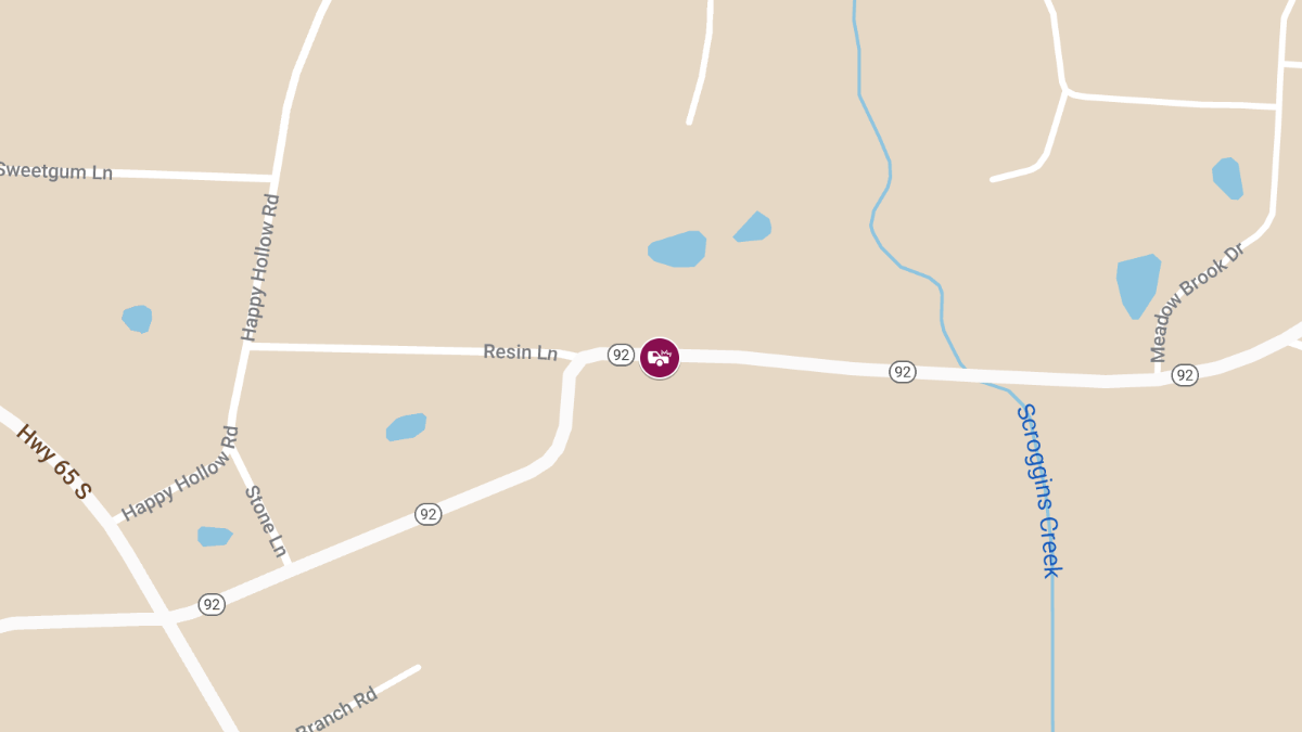 Crash with Injuries on Highway 92 Near State Highway 263