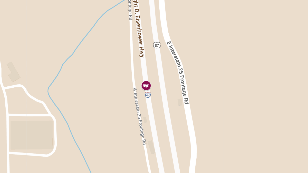 Crash with Injuries on I-25 SB Reported Overnight