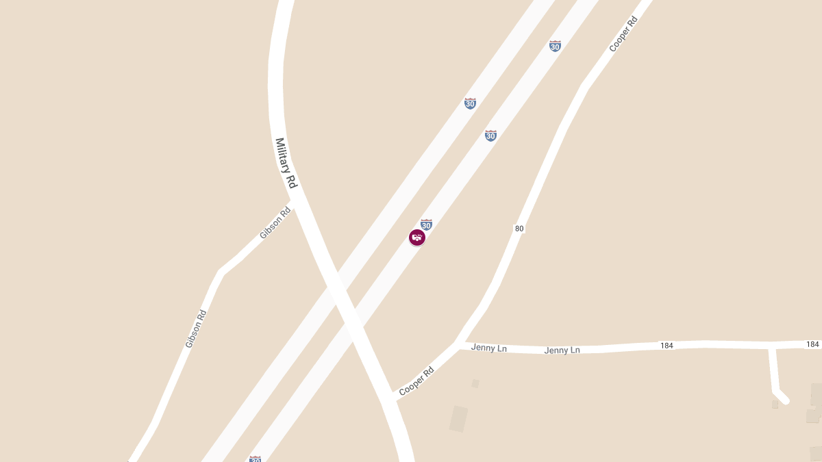 Crash with Injuries on I-30 EB Near Mile Marker 104.2