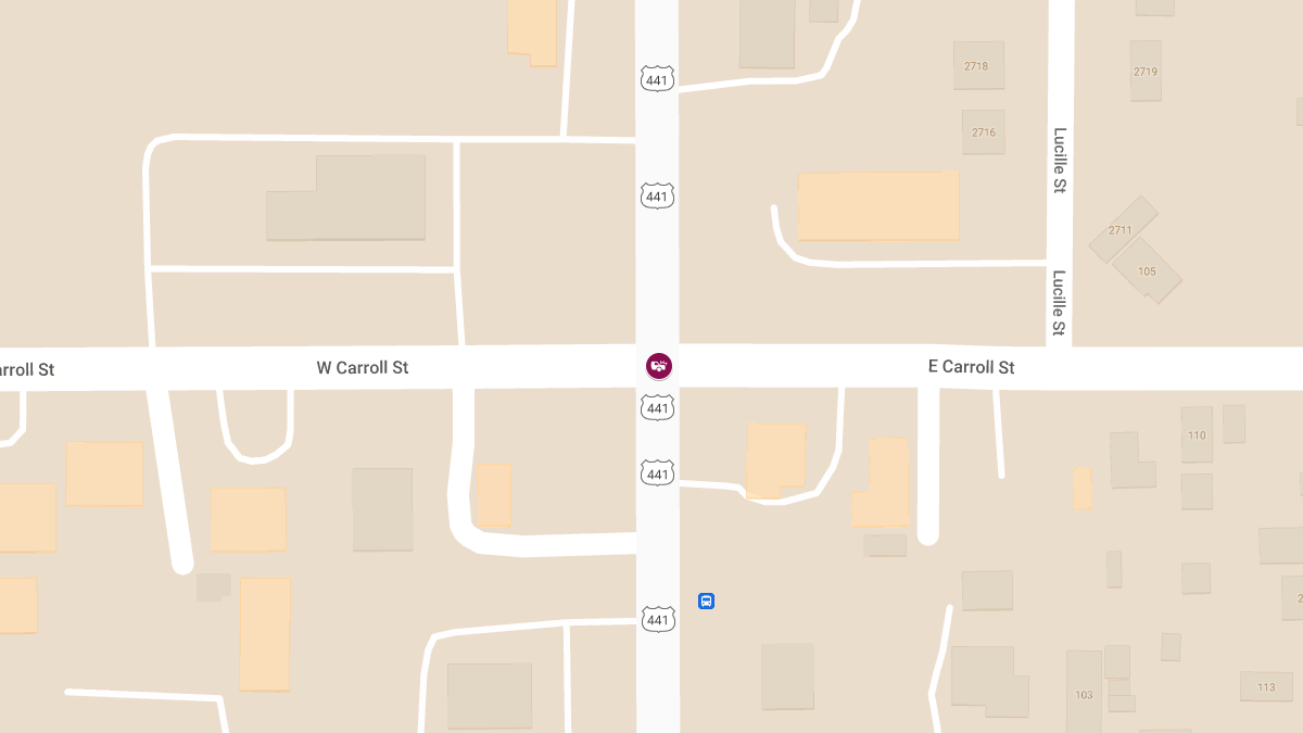 Crash with Injuries on N Orange Blossom Trl at E Carroll St