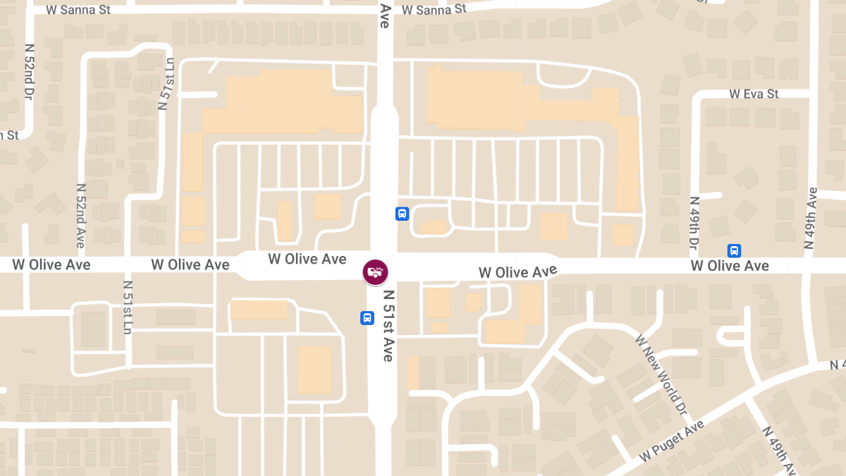 Crash with Injuries on Olive Ave Near 51st Ave