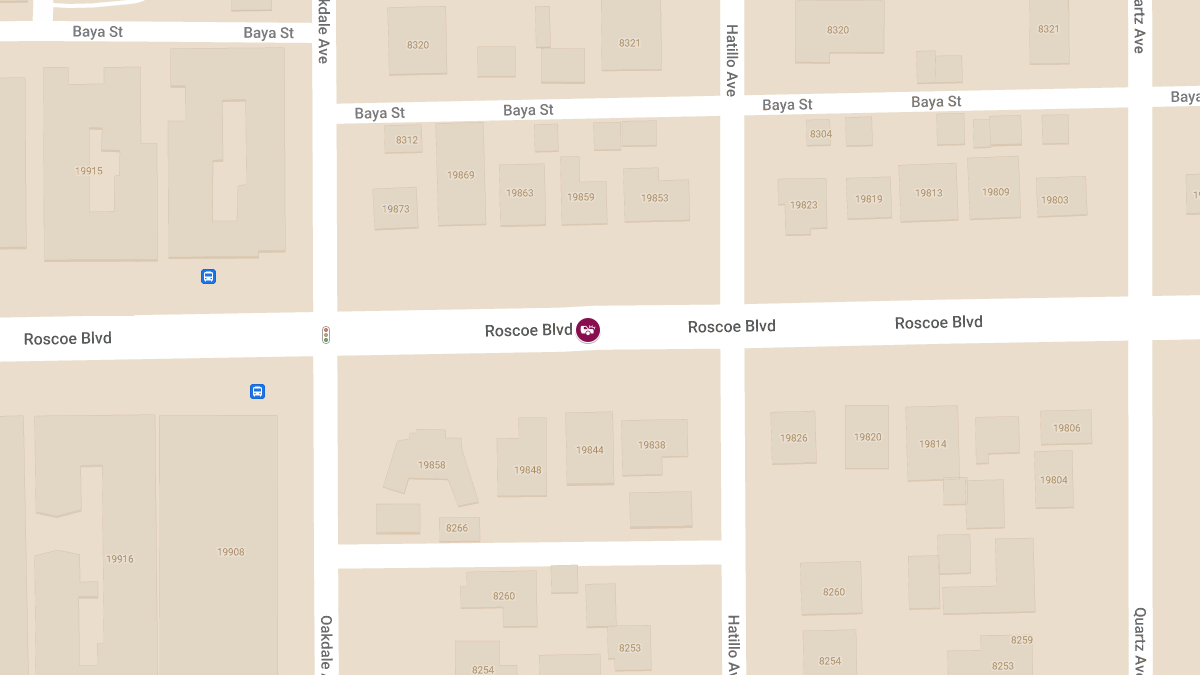 Crash with Injuries on Roscoe Blvd