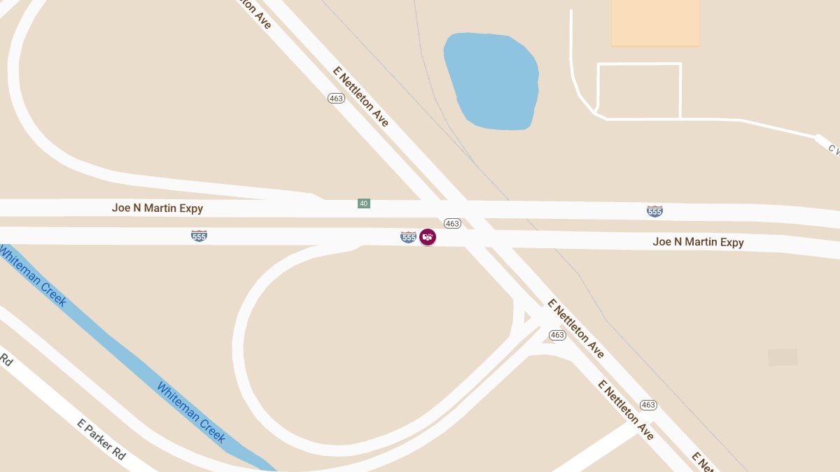 Crash with Injuries on SB I-555 Near Mile Marker 41.1