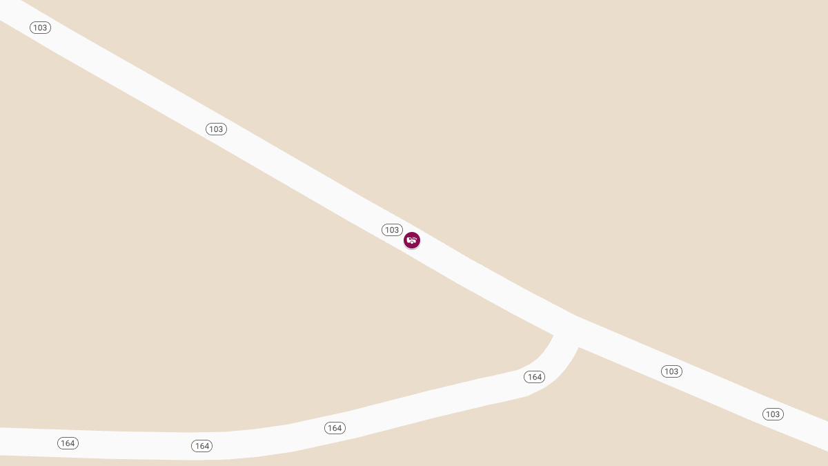 Crash with Injuries on SB SH 103 Near SH 164