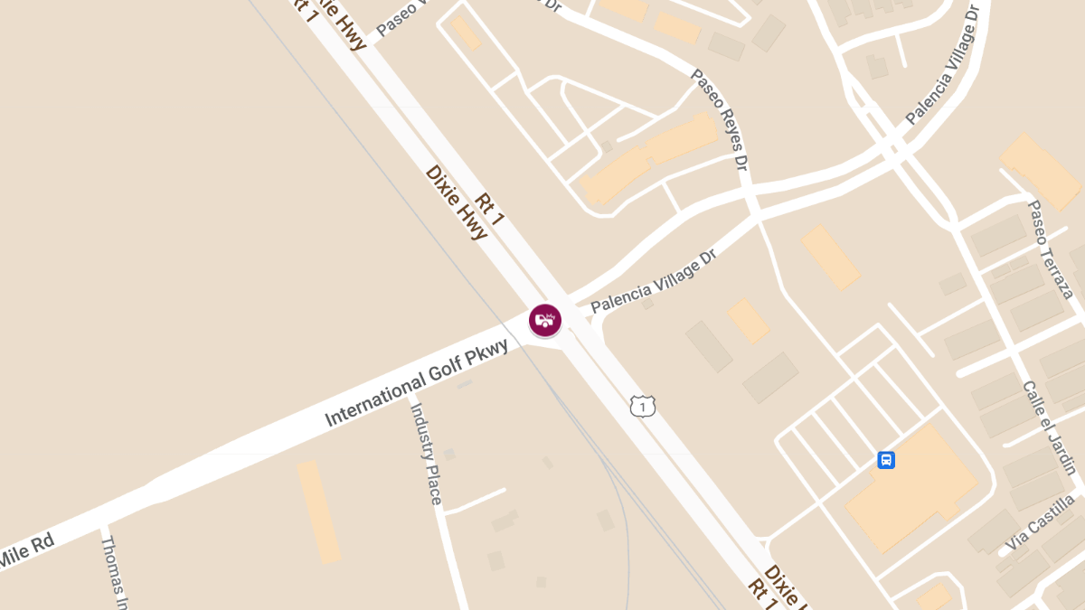 Crash with Injuries on US-1 North at International Golf Pkwy