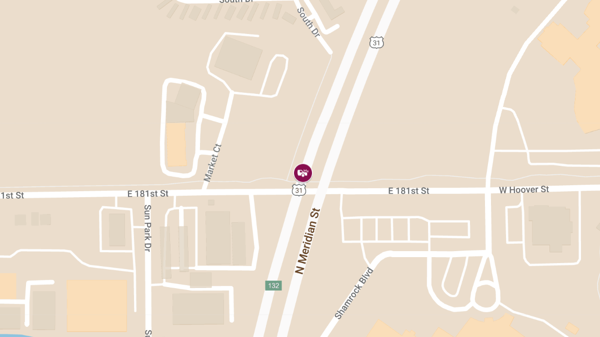 Crash with Injuries on US-31 SB Near MM 132