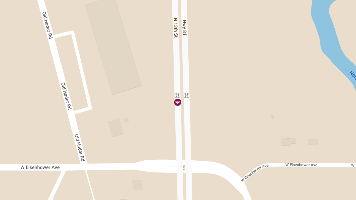 Crash with Injuries on US 81 Near West Eisenhower Ave