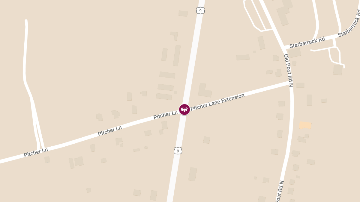 Crash with Injuries on US 9 SB at Pitcher Ln