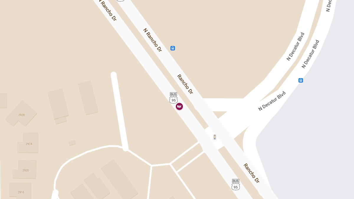 Crash with Injuries on US-95 NB Off-Ramp to Decatur Blvd