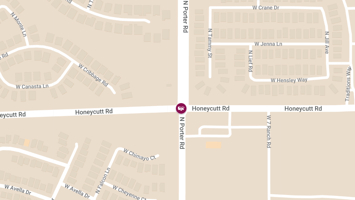 Crash with Injuries on W Honeycutt Ave Near Porter Rd