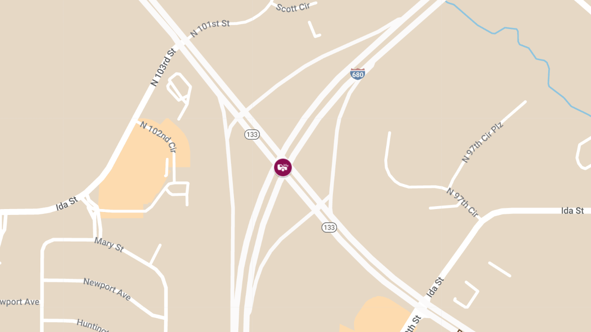 Crash with Injury at I-680 & Blair High Rd Exit