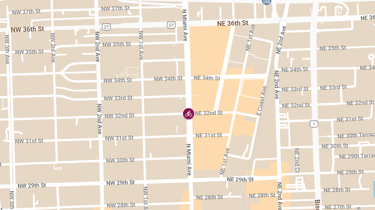 Cyclist Hit by SUV at NW 32nd St & N Miami Ave