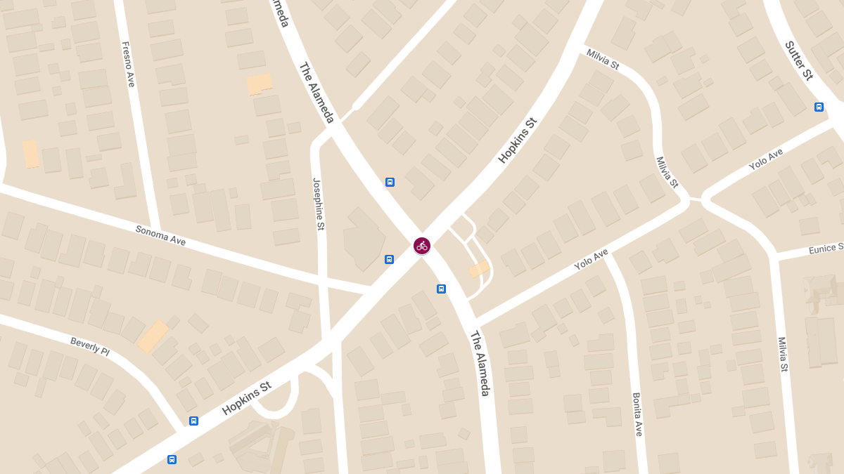 Cyclist Injured in Collision with Car at The Alameda & Hopkins St