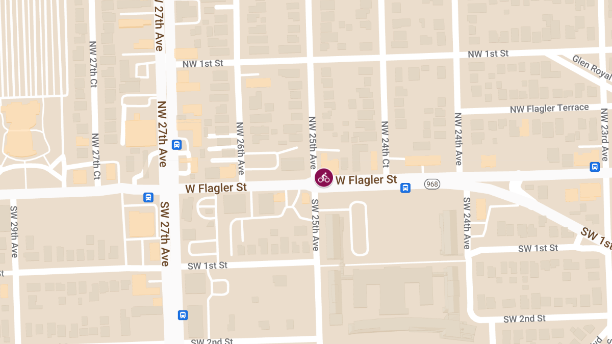 Cyclist Injured in Crash at 2485 W Flagler St