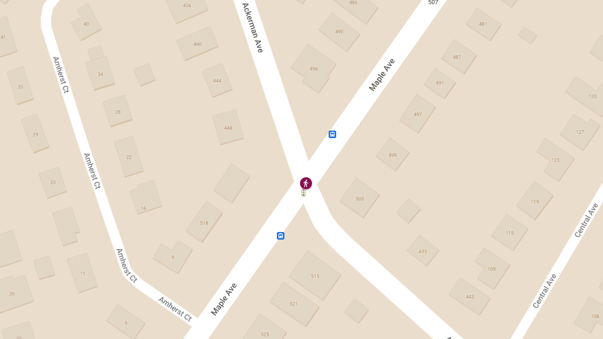 DWI Hit-and-Run Driver Critically Injured at intersection of Ackerman and Maple Ave