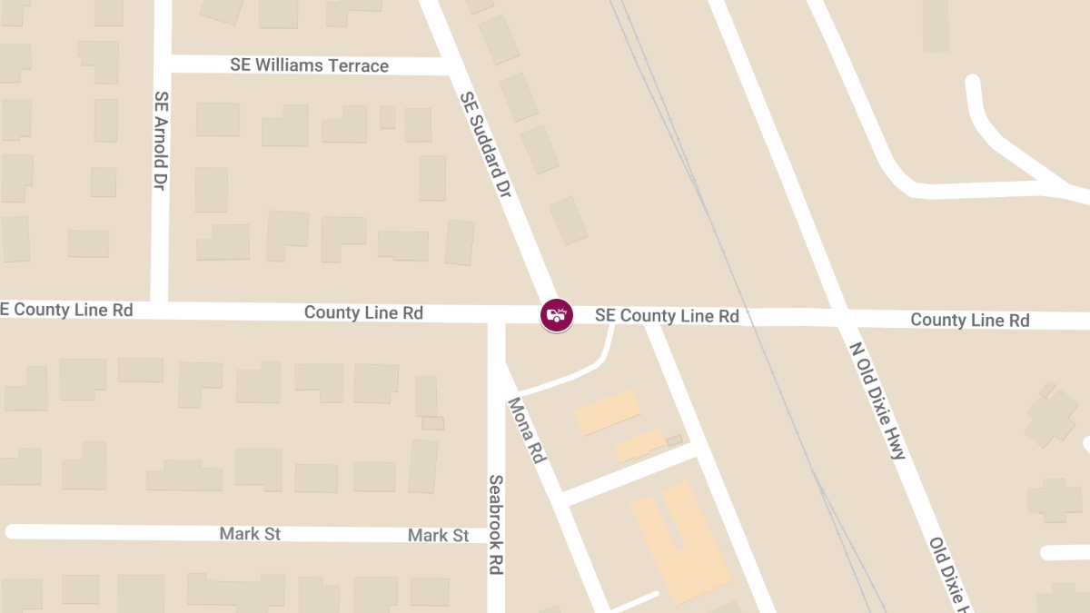Deputy Injured in Train Collision at SE County Line Rd & SE Suddard Dr