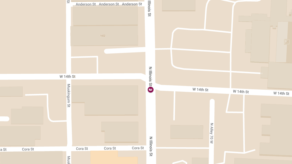 Dodge Charger and Ford Fusion Involved in Crash With Injuries at W 14th St & N Illinois St