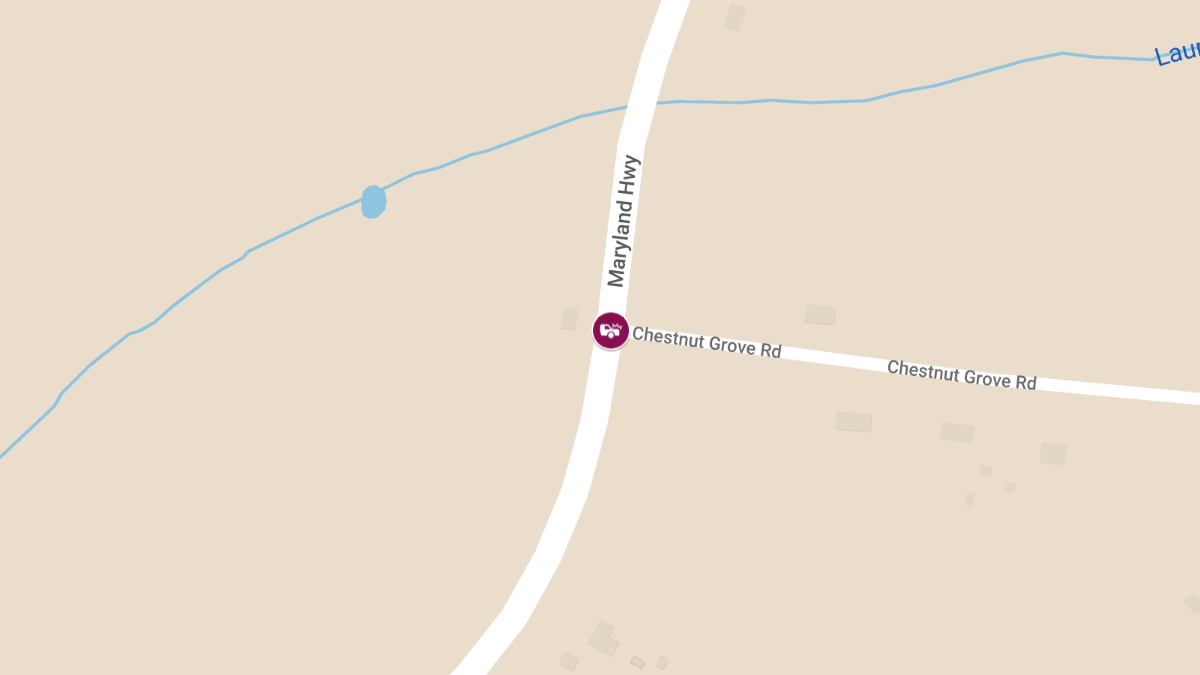 Entrapment Reported in Auto Accident on Maryland Hwy at Chestnut Grove Rd