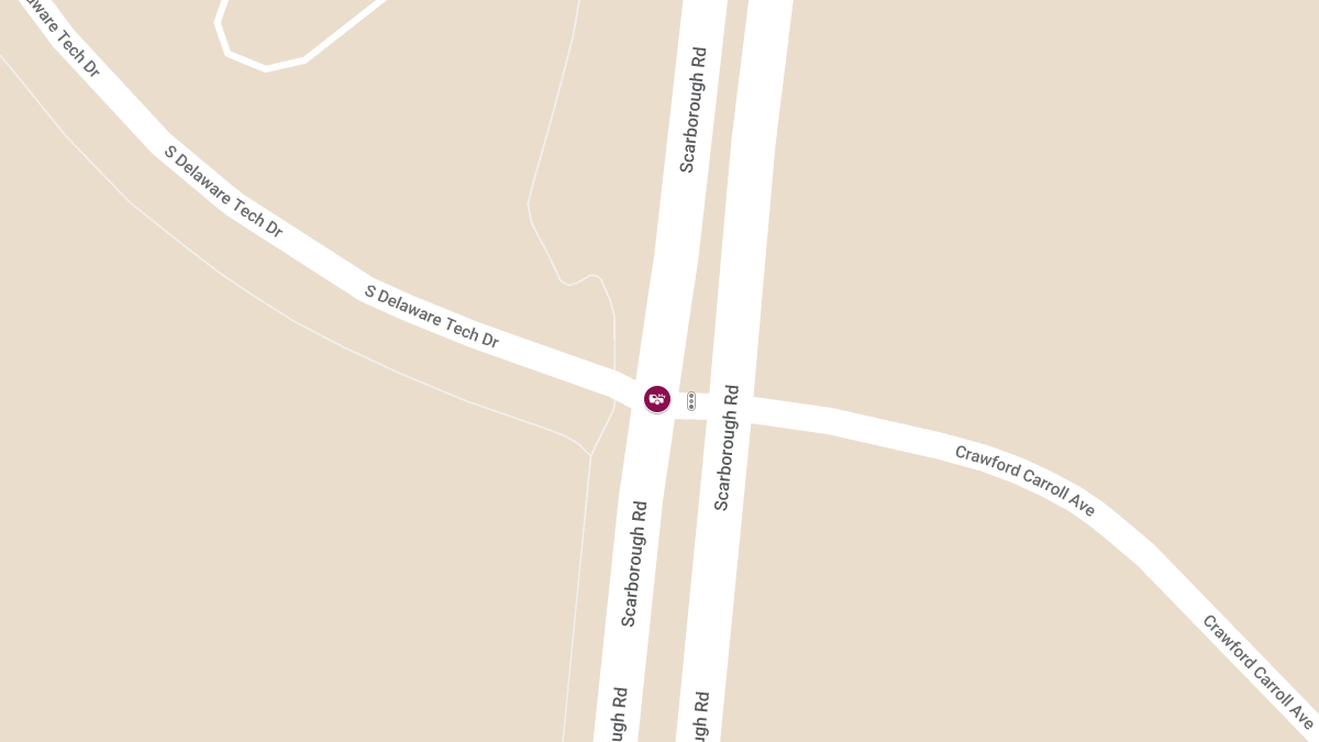 Entrapment Reported in Crash at S Delaware Tech Dr & Scarborough Rd