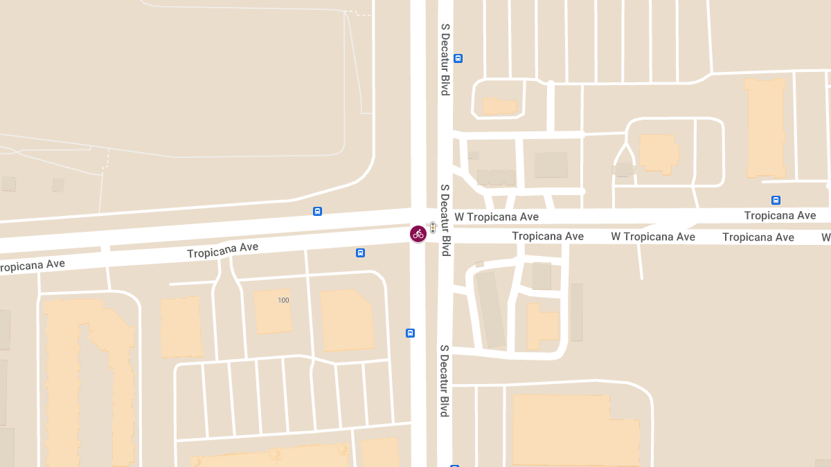 Fatal Bicycle Accident at Tropicana Ave & Decatur Blvd