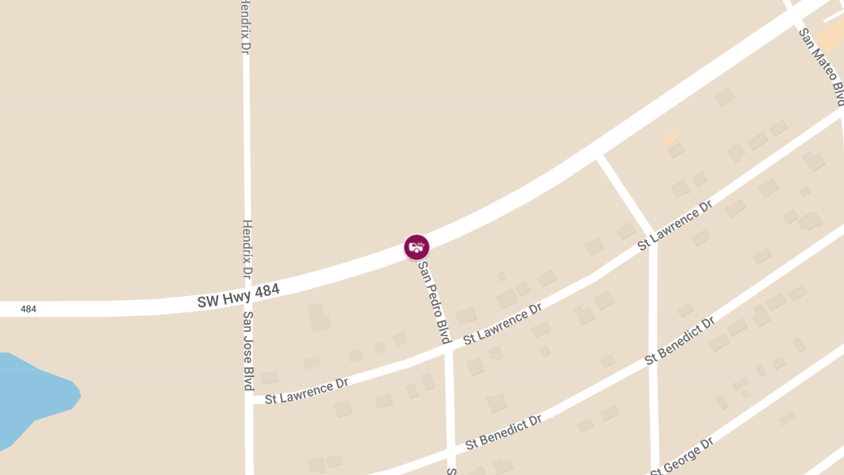 Fatal Crash Blocks Road at San Pedro Blvd & E Pennsylvania Ave