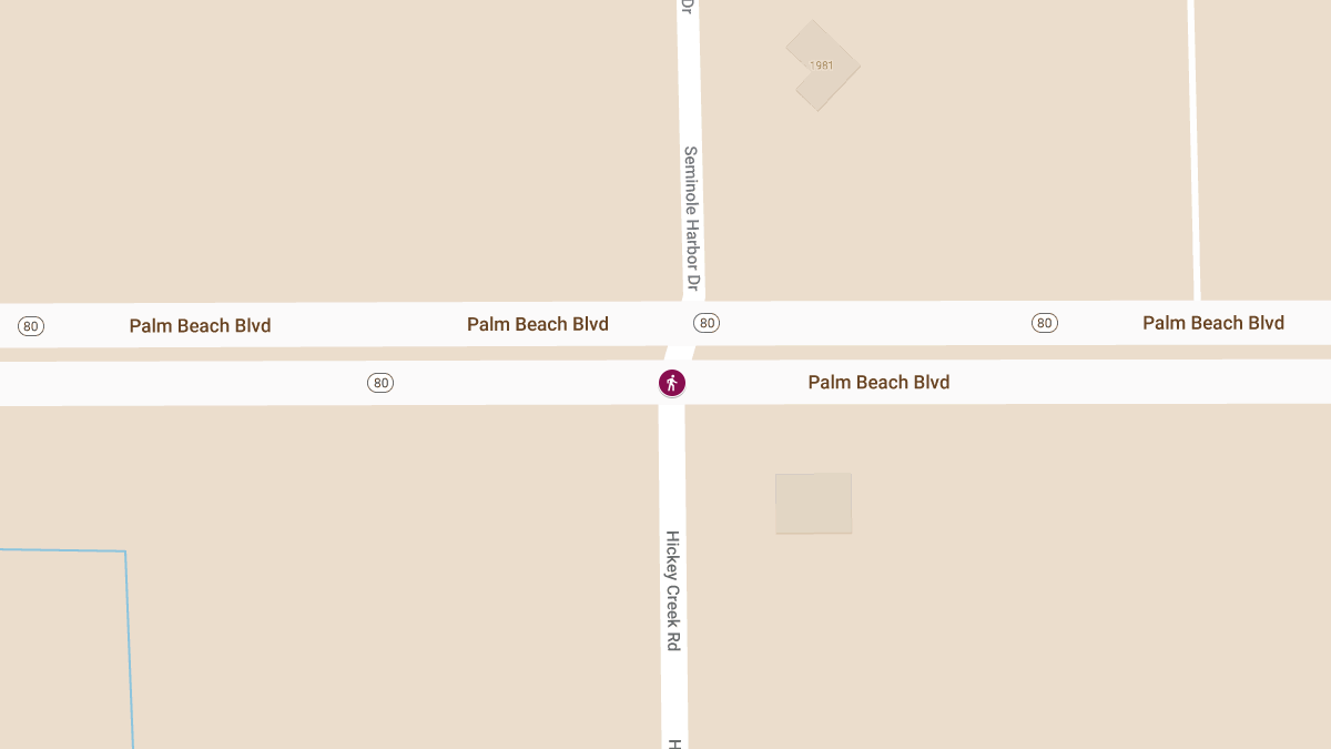 Fatal Crash Closes Palm Beach Blvd at Hickey Creek Rd