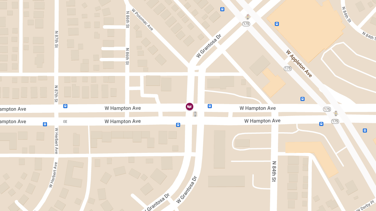 Fatal Crash at Grantosa Dr & Hampton Ave