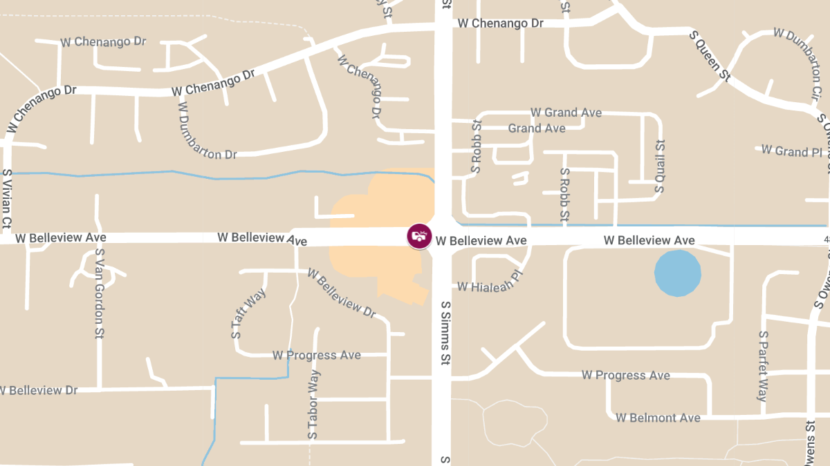 Fatal Crash at S Simms St & W Belleview Ave