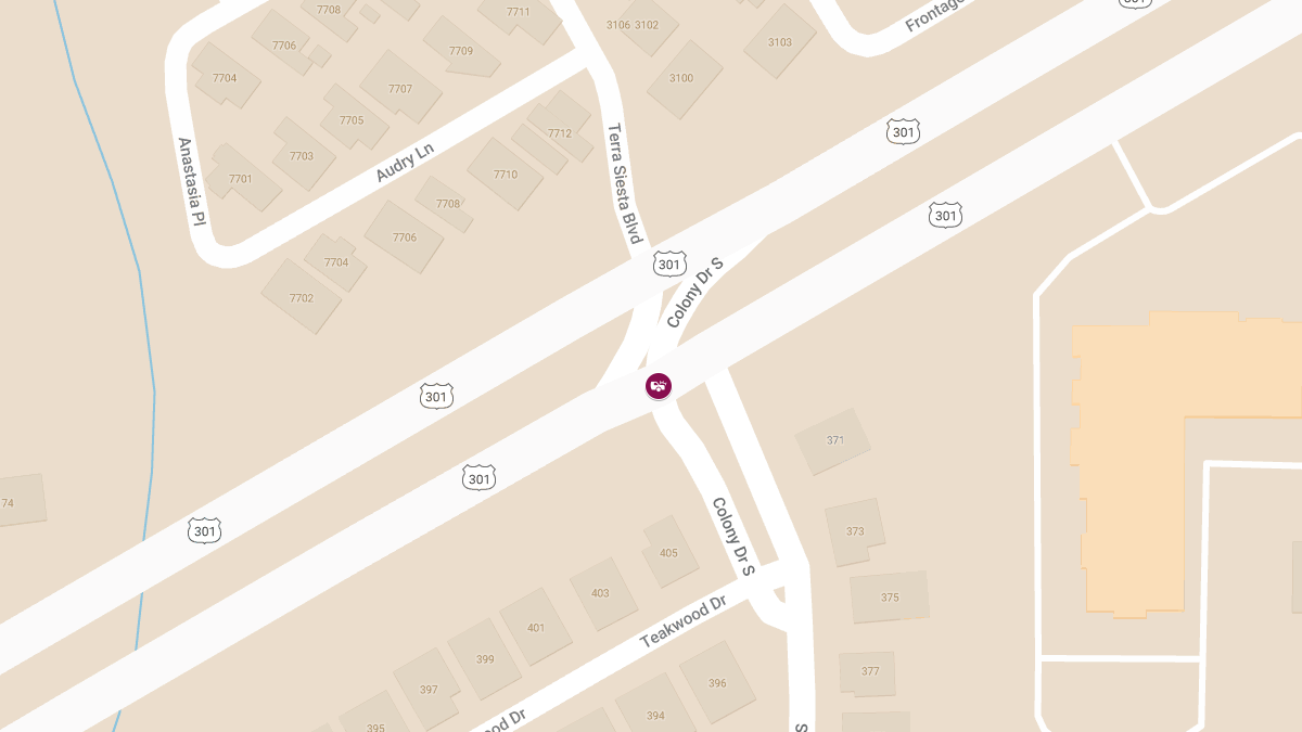 Fatal Crash at U.S. 301 & Colony Dr S