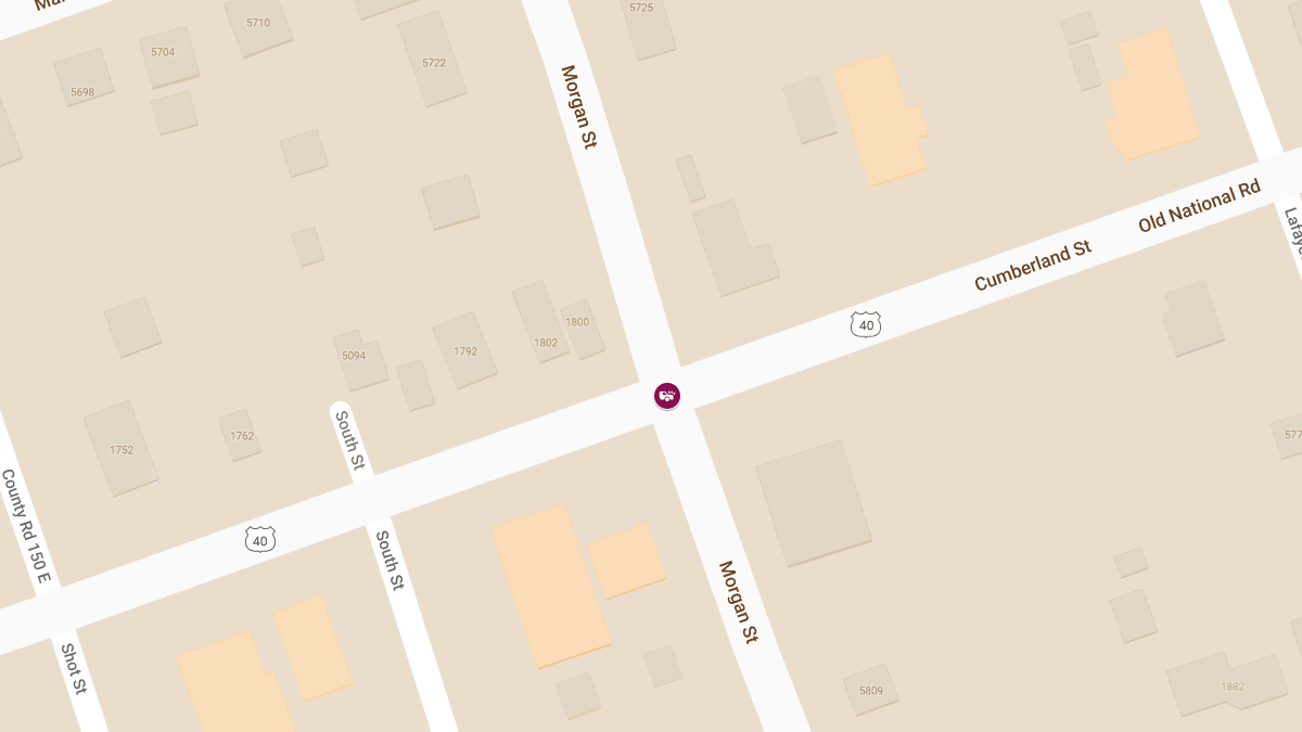 Fatal Crash at U.S. 40 and State Rd 39