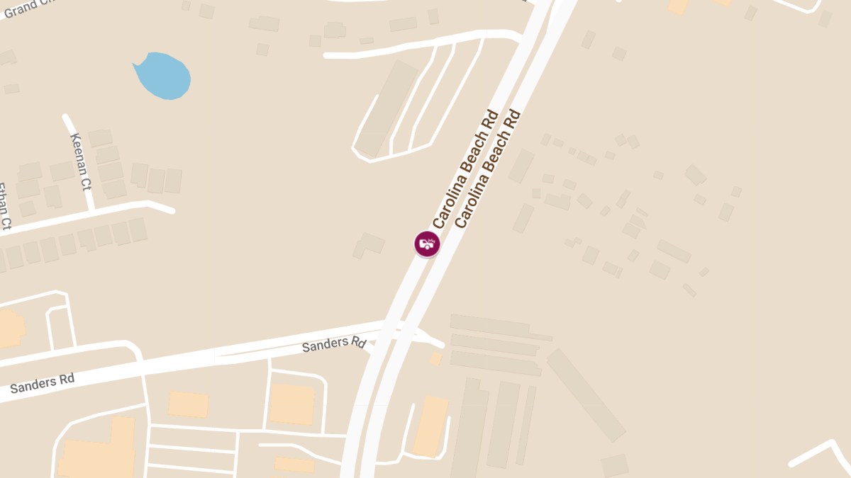 Fatal Crash on Carolina Beach Rd Near Sanders Rd