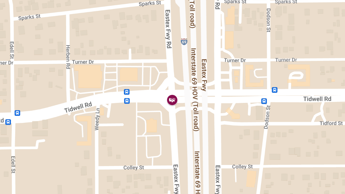 Fatal Crash on Eastex Fwy NB After Tidwell Rd