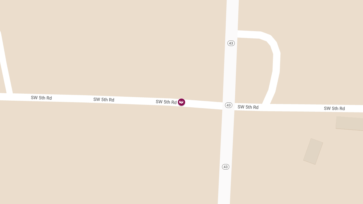 Fatal Crash on MO 43, 12 Miles Southwest of Lamar