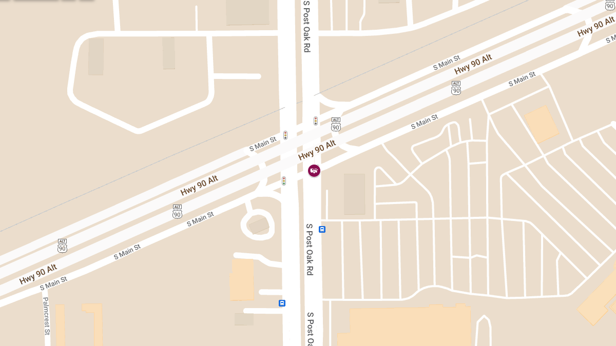 Fatal Crash on Main St at Post Oak Exit Ramp