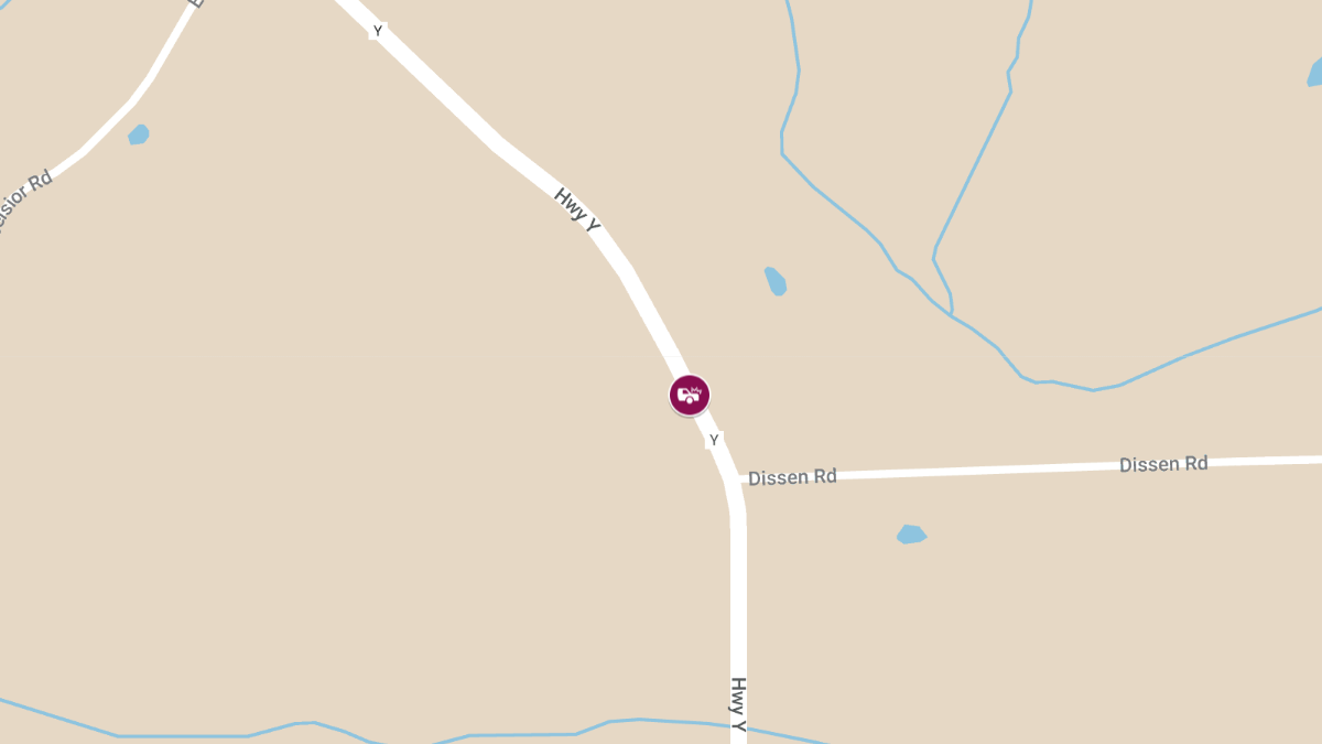 Fatal Crash on Route Y Near Dissen Rd