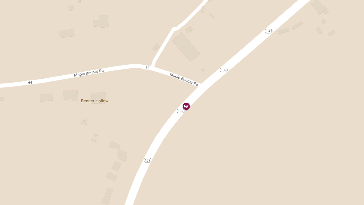 Fatal Crash on State Route 139 Near Maple Benner Rd