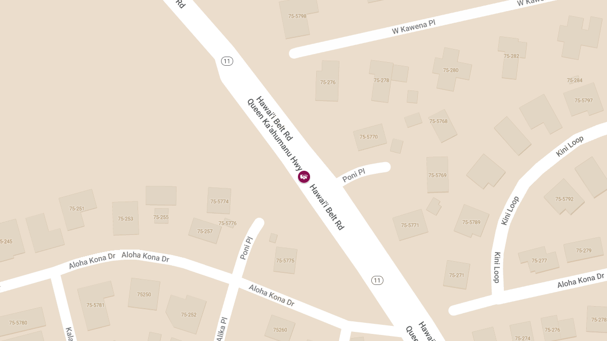 Fatal Head-On Collision on Queen Kaahumanu Hwy