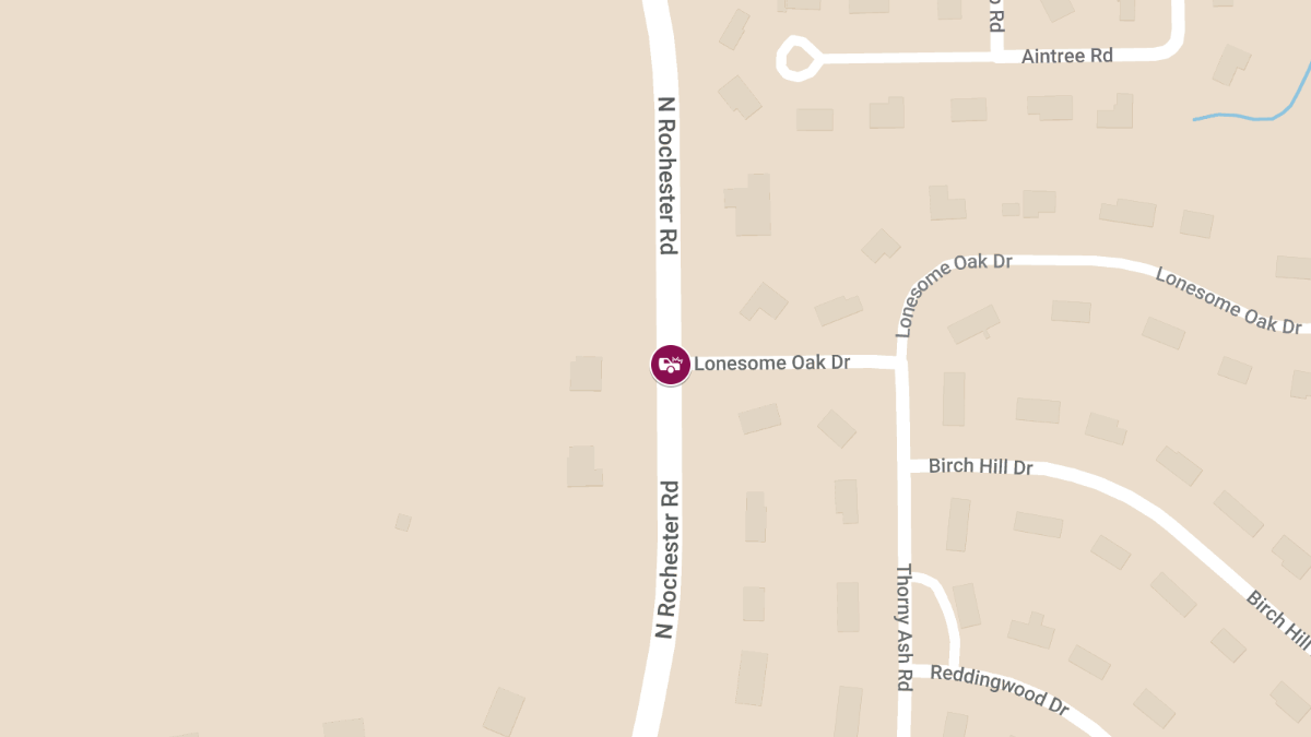 Fatal Head-On Collision on Rochester Rd at Lonesome Oak Dr