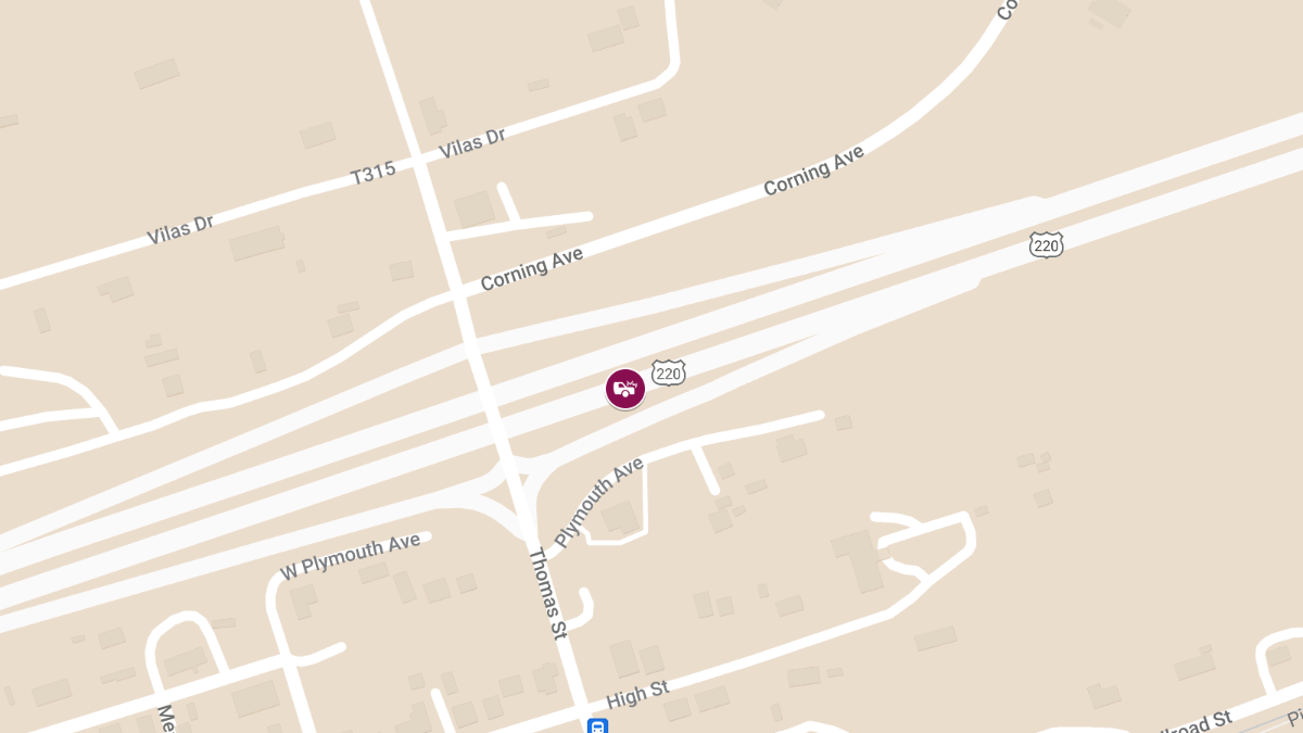 Fatal Head-On Crash on Rte 220 Near Thomas St Exit